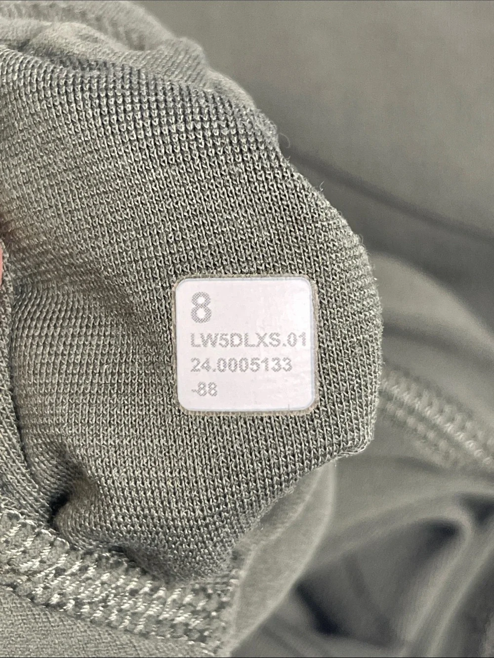 Lululemon Athletica Olive Green Patterned Leggings